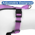 thumbnail image 4 of Pawtitas Padded Reflective Dog Harness Large Adjustable Orchid Dog Harness, 4 of 9