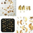 thumbnail image 2 of POINTERTECK 4Pcs Star Moon Garland Hanging Garands Streamers Banner Backdrop for Twinkle Little Star Party Decoration First Birthday/Baby Shower/Wedding//Kids Room/Nursery/Ramadan EID/Graduation Decor, 2 of 6