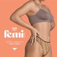 thumbnail image 6 of Femi Secrets Pretty Panty Chemical-  Size Medium Disposable Period Underwear for Women, Leopard Print Period Panties, Leakproof, 7 Count, 6 of 6