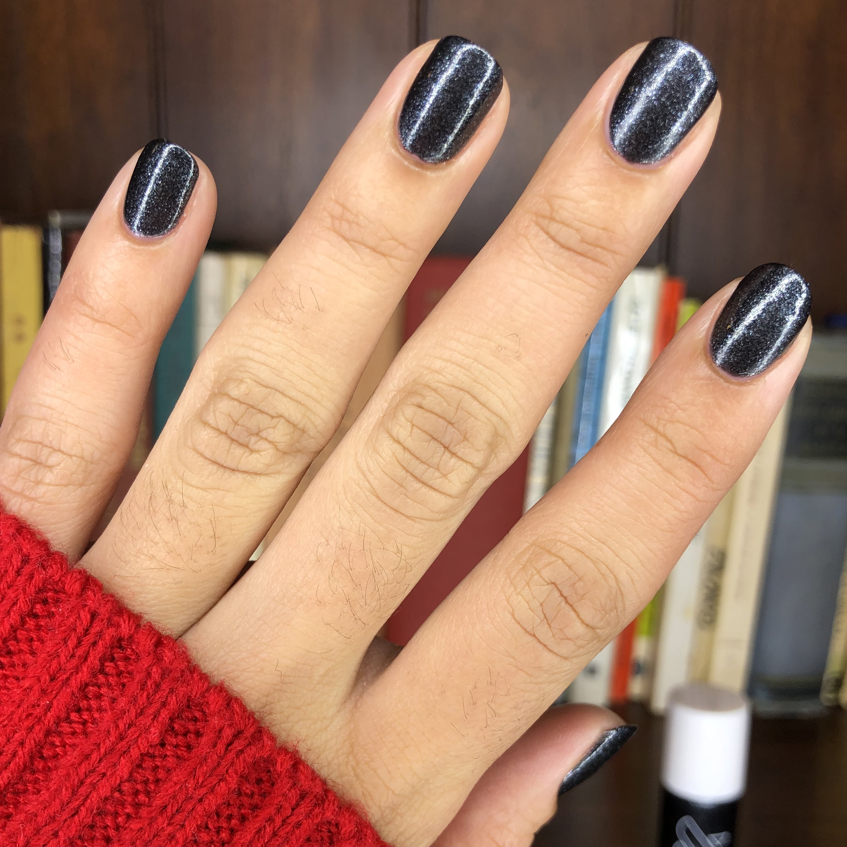 Olive & June Long Lasting Nail Polish, Spacey Black, 0.46 fl oz