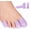 Purple, variant on Povihome 16 Pack Upgrade Gel Toe Protector Silicone Toe Caps Toe Sleeve Protectors, Prevent Pain Relief for Corns, Blisters (4 Pack Large Size + 8 Pack Medium Size + 4 Pack Small Size)