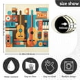 thumbnail image 3 of IAUYY Magnetic decorative sticker - 23x26 Inch PVC Refrigerator Decorative Cover, Removable DIY Art for Kitchen Appliances Books and Audio Equipment, 3 of 6