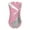 Pink, variant on DPOIS Kids Girls Shiny Gymnastics Leotard Sleeveless Bodysuit Pink 12