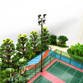 thumbnail image 2 of 16 PCS HO Scale Model Lighting Tower,Tower Lights Model Lights Layout Lamppost for Train/Garden/Playground/Stadium, 2 of 10
