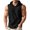 black, variant on Mens Sleeveless Hoodie Zip Up Workout Hooded Tank Tops Bodybuilding Muscle Cut Off T-Shirts for Weight Lifting