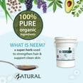 thumbnail image 5 of Zatural Organic Neem Oil 5 Gallon Bucket- 100% Pure Cold-Pressed Neem Seed Oil for Skin, Hair & Garden Use - Virgin Azadirachta Indica Oil, 5 Gallon bucket, 5 of 5