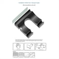thumbnail image 4 of Soporte de Pared para Secador de Pelo, Compatible con Varios Secadores, con Gancho de Almacenamiento y Enrollador de Cable, Color ., 4 of 5