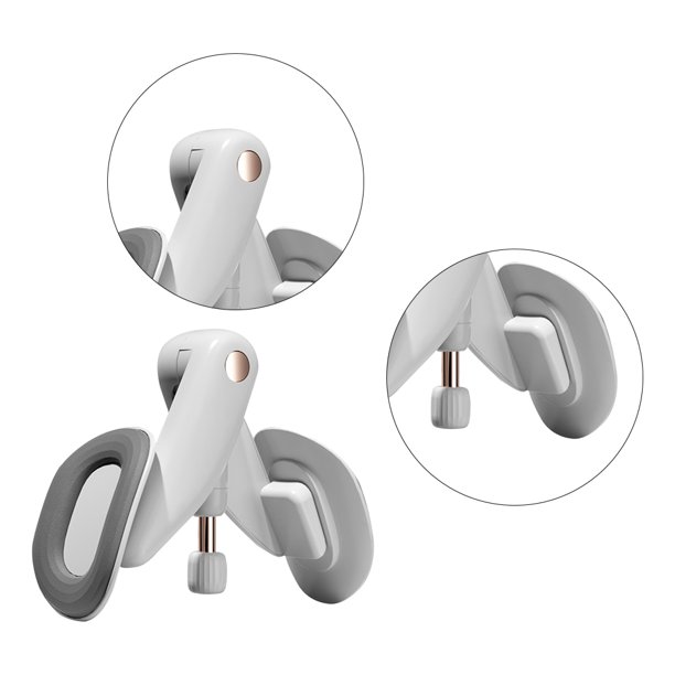 Entrenador de músculos del suelo pélvico Artefacto para adelgazar las piernas de las mujeres Thighmaster duradero para el ejercicio en el hogar (gris)