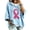14# Light Blue, variant on Breast Cancer Sweatshirts Comfort Fall Oversized Hoodies For Women 3/4 Sleeve Pink Ribbon Sweatshirt Comfort Cute Pullover Hoodie Loose Fitting October Crewneck Sweaters
