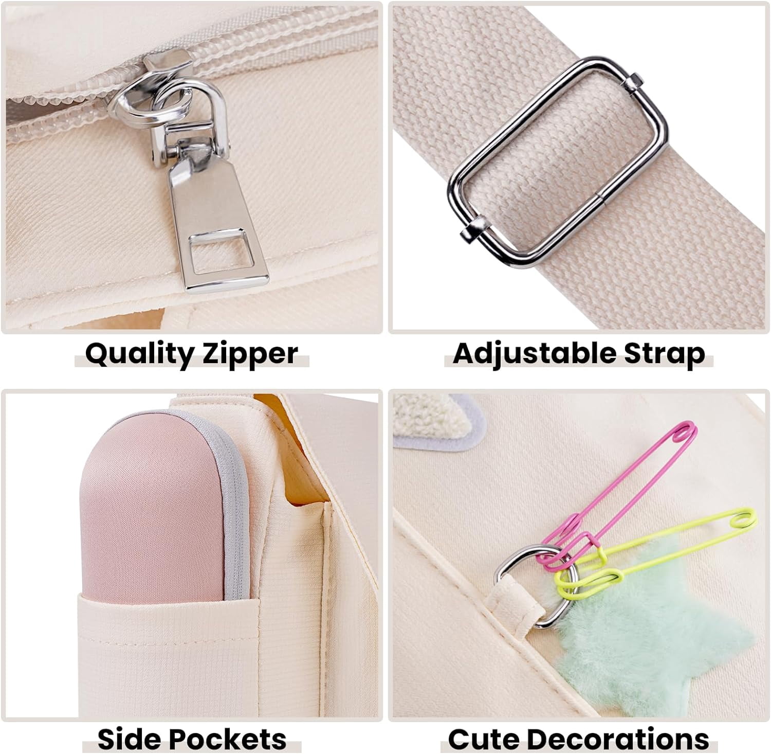 Cute Messenger Bag, Aesthetic Crossbody Bag, Y2K Star Grunge Bag Emo Shoulder Tote Purse for Women