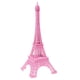 thumbnail image 1 of Estatua de la Torre Eiffel de París en color, figura antigua, decoración del hogar, metal vintage. Rosa 25cm, 1 of 8