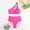 Red, variant on Women's Two Piece Swimsuit Solid Color Sexy One Shoulder Bikini Bathing Suits for Senior Women plus Size Sunflower Bathing Suits for Women Swimsuits for Women with Shorts Underwire Sunflower Swimsuits