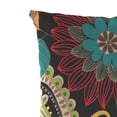 thumbnail image 3 of Jordan Manufacturing 12" x 18" Gaya Pizzazz Multicolor Floral Rectangular Outdoor Lumbar Throw Pillow (2 Pack), 3 of 11