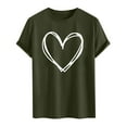thumbnail image 3 of hotojiny Valentines Shirts for Men Lightweight Crew Neck T Shirt Classic Heart Graphic Tee Shirt for Vaction Casual, 3 of 3