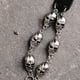 thumbnail image 5 of Jumpingount LLavero de motocicleta Vintage cartera cintura pantalones anillo gótico Rock calavera encanto moda Punk cadenas Accesorios Accesorios de disfraces Jumpingount AP014041-01, 5 of 6