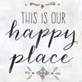 thumbnail image 2 of Coulter, Cynthia 26x26 Black Ornate Wood Framed with Double Matting Museum Art Print Titled - This is Our Happy Place, 2 of 4