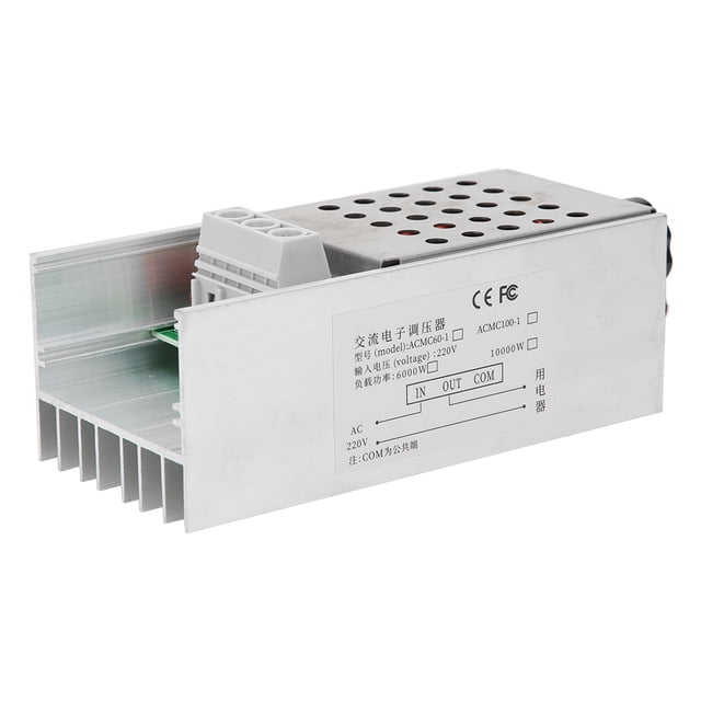Régulateur de tension 10000W Ultra haute puissance SCR régulateur de tension régulateur de vitesse variateur Thermostat pour appareil électrique AC 220V