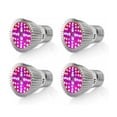 thumbnail image 1 of Paquete de 4 bombillas LED E27 de 10 W de espectro completo, luz de cultivo para plantas de interior, invernadero hidropónico orgánico A+, 1 of 5