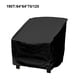 thumbnail image 4 of Billuyoard Cubierta impermeable contra el polvo Máxima protección para muebles de exterior Cubierta para muebles de exterior Jardín y Patio negro 190 T: 64*64*70/120, 4 of 6