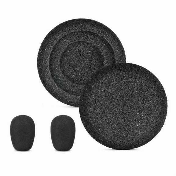 Replacement Ear Cushions Mic Foam Cover for Jabra Evolve20 20se 30 30II 40 65 65 Headphones Comfortable and Soft to Wear