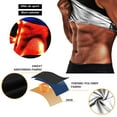 thumbnail image 3 of Lilvigor Sauna Suit Waist Trainer Tank-Top Vest for Men Fat Burning Sweat Heat Trapping Pullover, 3 of 7