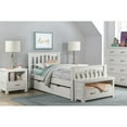thumbnail image 2 of Hillsdale Furniture Highlands Harper Bed w/Trundle in White - (Twin), 2 of 2