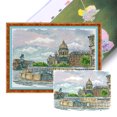 thumbnail image 1 of Kit Punto Cruz Petersburgo Impreso Hilo Algodón Bordado 14CT 46x35cm, 1 of 9