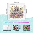 thumbnail image 2 of Flower Fox Diamond Art Painting Kit, 2 of 7