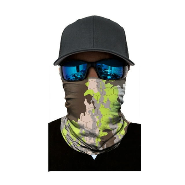 Face Mask UV Sun Dust Wind Neck Gaiter Half Face Mask for Motorcycle Riding Seamless Headwear, Type 4