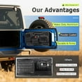 thumbnail image 3 of Kojem Tailgate Molle Panel for 2007-2022 Jeep Wrangler JK JL Rear Door Cargo Organizer Interior Storage Plate Racks Aluminium, 3 of 8
