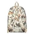 thumbnail image 3 of Rustic Farmhouse Chicken Print Travel Backpack – Comfortable Carrying Vintage Backpack with Durable Oxford Material and Anti-theft Multifunctional Design for Daily Commuting and Outdoor Activities, 3 of 4