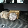 thumbnail image 4 of Walbest 2-Layer Heavy Duty Cargo Net, 43 x 20 Inch Universal Truck Bed Net with Hooks, Adjustable Elastic Storage Organizer Mesh Net Compatible for Pickup Truck SUV, Black, 4 of 7