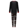 thumbnail image 2 of Odeerbi Christmas Pajamas For Family Matching Outfits Mom Printed Blouse Tops+Pants Xmas Set, 2 of 9