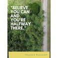 thumbnail image 2 of ArtsyQuotes 15x18 White Modern Wood Framed Museum Art Print Titled - Theodore Roosevelt Quote: Believe You Can, 2 of 4