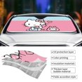 thumbnail image 5 of Windshield Sun Shade Foldable Car Front Window Sunshade For Car Suv Trucks Vans - Best Heat Shield Blocker Visor Cover Blocks Uv Rays And Keeps Your Vehicle Cool-Small, 5 of 5