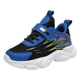 thumbnail image 3 of Zanarzt Girls Tennis Shoes Boys Shoes Kids Tennis School Sneakers Breathable Running Athletic Shoes Blue,US 11, 3 of 7