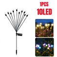 thumbnail image 1 of Luces solares de luciérnaga para exteriores, luces solares mejoradas para jardín, IP65 impermeables, oscilación por viento para Patio, decoración de camino, 10LED, 1 of 4