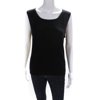 Pre-owned|Michael Kors Womens Cashmere Knit Scoop Neck Sleeveless Sweater Black Size M