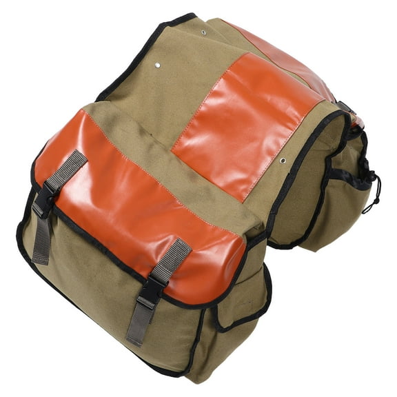 HONMEET Motorcycle Saddlebags Motorcycle Saddle Bag Khaki Secure Fixation Riding Gear 1Pack