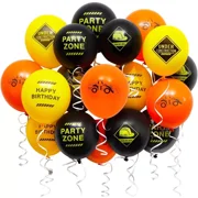 50pcs Construction Theme Latex Balloons, Birthday Party Supplies and Decorations