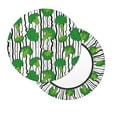 thumbnail image 2 of Picia Broccoli 2 pattern Round Stool Covers Comfy Seat Covers Stretch Removable WashableChair Slipcover Round Bar Chair Cushion Cover-13 inch, 2 of 7