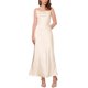 thumbnail image 1 of Vestido Maxi de Satén con Tirantes Espagueti y Cuello Cowl para Mujeres Inspire Chic 2XL Champagne, 1 of 6