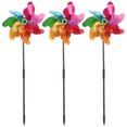 thumbnail image 1 of Miangastore 3Pcs Courtyard Windmills Assorted Color Plastic Garden Ornament, 1 of 8