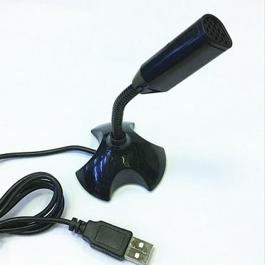 Usb Wired Microphone For Studio Singing, Gaming, And Live Black