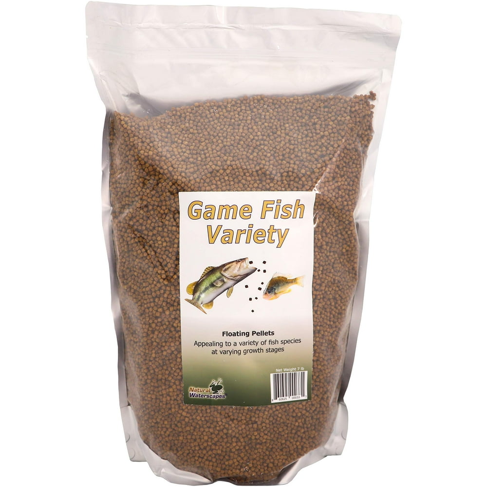 Natural Waterscapes Game Fish Food Variety Pond & Lake Floating