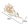 thumbnail image 4 of Ayyufe Brooch Pin Shiny Alloy Women's Flower Brooch Pin for Banquet, 4 of 7