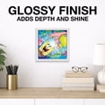 thumbnail image 2 of Silver Buffalo Spongebob SquarePants and Patrick Hand Hold Gel Coat 6" x 6" Framed MDF Modern Wall Art, 2 of 6