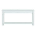 thumbnail image 6 of Console Table with 4 Drawers, Rustic Entryway Sofa Table with Storage Shelf, Solid Wood Narrow Sofa Foyer Table for Entryway, Hallway, Living Room, Home Decor, Antique White, 6 of 9