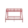 thumbnail image 2 of ACME Tritan Twin over Full Bunk Bed in Red, 2 of 4