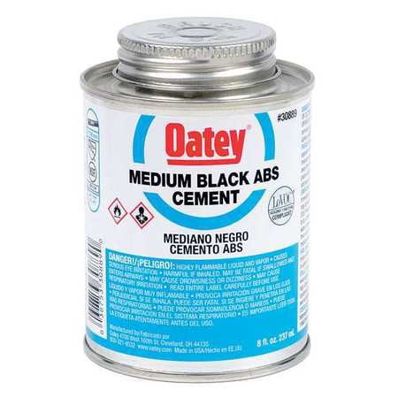 Abs Plastic Cement - Lasalle Bristol 7530889 7530889; 8 Oz Abs Cement Black
